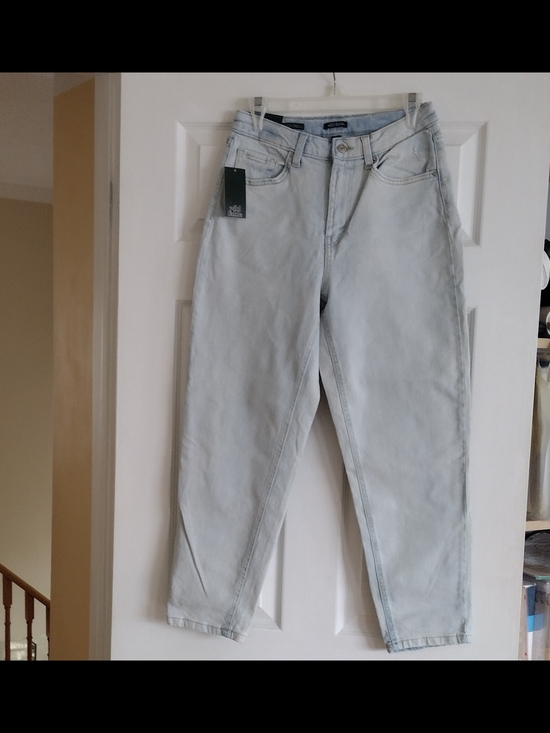 wild fable Denim - Light Blue Washed Denim High-Rise Tapered Jeans